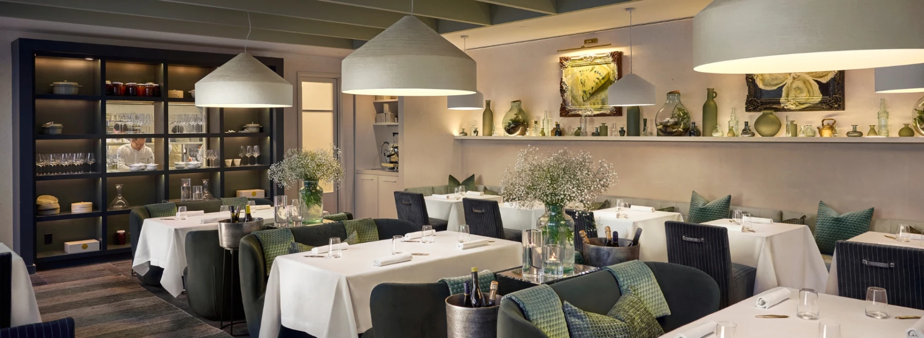 Salle du restaurant Essence à Queenstown, deux étoiles MICHELIN